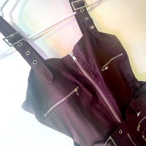 Small, FashionNova, Burgundy Jumpsuit